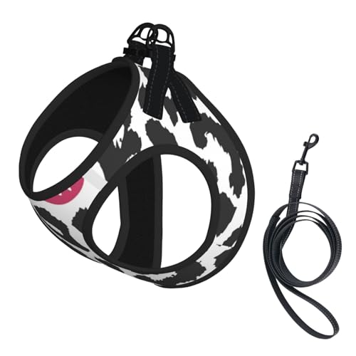 Tierdruck mit Kussform, Haustiergeschirr, Verstellbares reflektierendes Hundegeschirr, Haustierleinenweste,L Tierdruck mit Kussform, Haustiergeschirr, Verstellbares reflektierendes Hundegeschirr, Haustierleinenweste,L von Hnnkloy