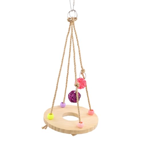 Mehrfarbiges Vogel Kauspielzeug, Spaß-Futtertasse,Holzblock Vogel Spielzeug, Papageienkäfig Beißspielzeug, Baumwollseilspielzeug, perfekt für Papageien zum Stehen, Spielen, Klettern und Kauen Mehrfarbiges Vogel Kauspielzeug, Spaß-Futtertasse,Holzblock Vogel Spielzeug, Papageienkäfig Beißspielzeug, Baumwollseilspielzeug, perfekt für Papageien zum Stehen, Spielen, Klettern und Kauen von Hnonoxy