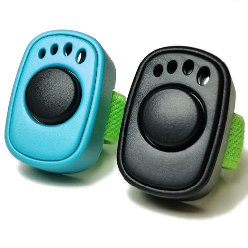 HoAoOo Pet Clicker für Hunde/Katzen/Pferde/Vögel oder andere Tiere - Mini Fingerklicker für Training von HoAoOo
