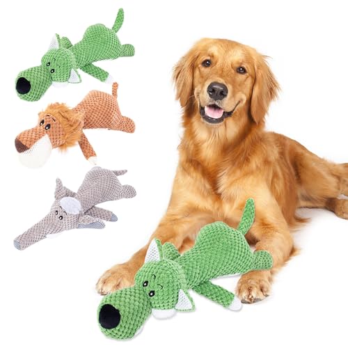 Interaktive Hundespielzeug, Hundespielzeug Quietschend, Hundespielzeug Plüsch, Chewhard Hundespielzeug, Futtersuche Instinkt Training-Hundespielzeug Intelligenz Stressabbau Langeweile (3 Stile) von HoGeGe