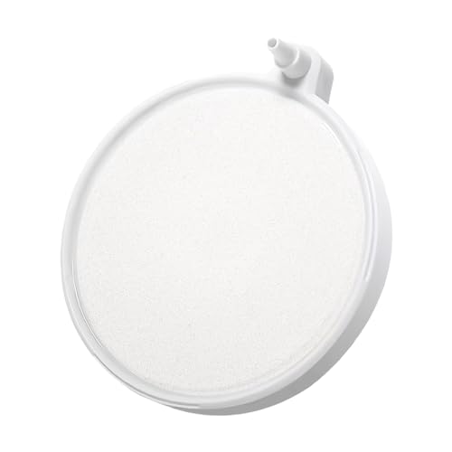 Aquarium Luftstein Disc, Nano Bubble Air Stone Disc, Aquarium Bubble Disk, Sauerstoff Stein Auströmer, Aquarium Diffusor für Gelösten Sauerstoff, Luftstein Diffusor für Teiche Fisch Tank (80mm) von HoaaiGo