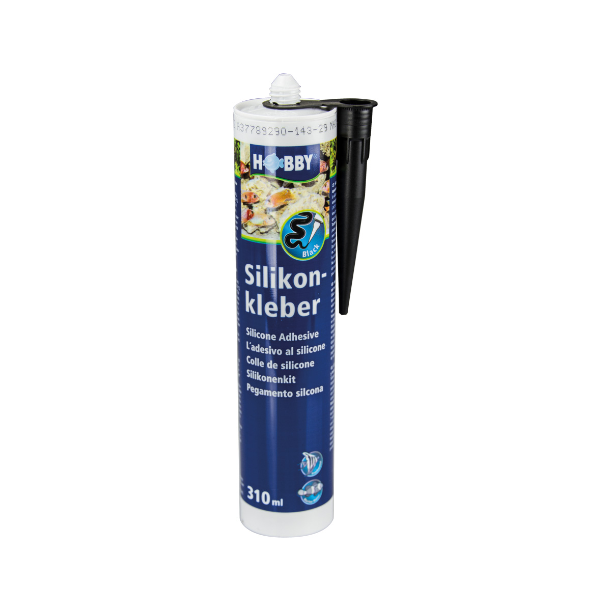 Hobby Aquariumsilikon 310 ml Kartusche schwarz, 310 ml von Hobby Aquaristik