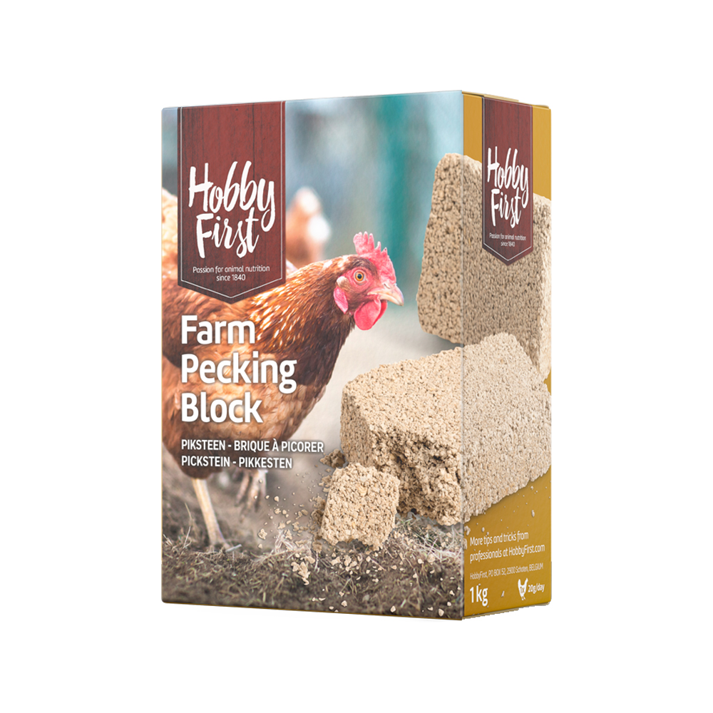 Hobby First Farm Pecking Block - 1 kg Hobby First Farm Pecking Block - 1 kg von Hobby First