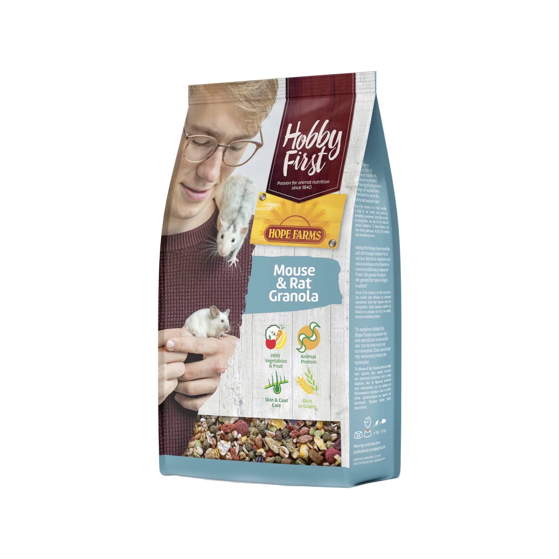 Hobby First HopeFarms Mouse & Rat Granola - 800 g Hobby First HopeFarms Mouse & Rat Granola - 800 g von Hobby First
