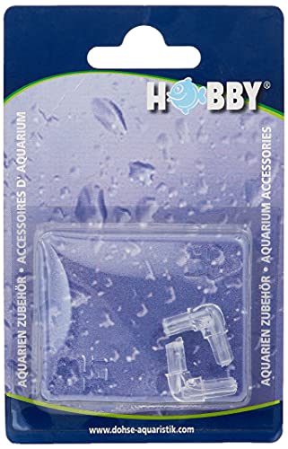 HOBBY Aquaristik Winkel 4/6 I 2 Stück I Praktisches Zubehörteil als Ersatz und für Bastler von Hobby