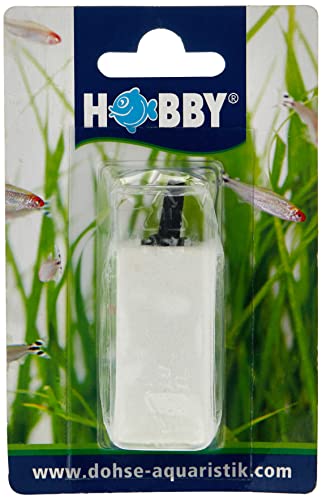 HOBBY Aquaristik Ausströmer eckig I 50 x 25 x 25 mm I Hochwertig und fein perlend I Deutlich längere Haltbarkeit als pressgeklebte Ausströmer von Hobby