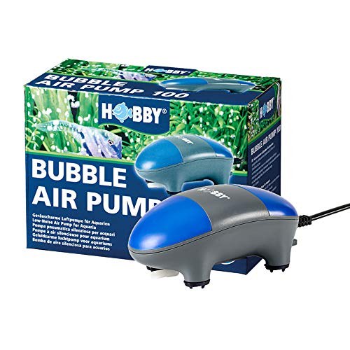 Hobby 00690 Bubble Air Pump, 100 / 50 - 100 l, grau-blau von Hobby