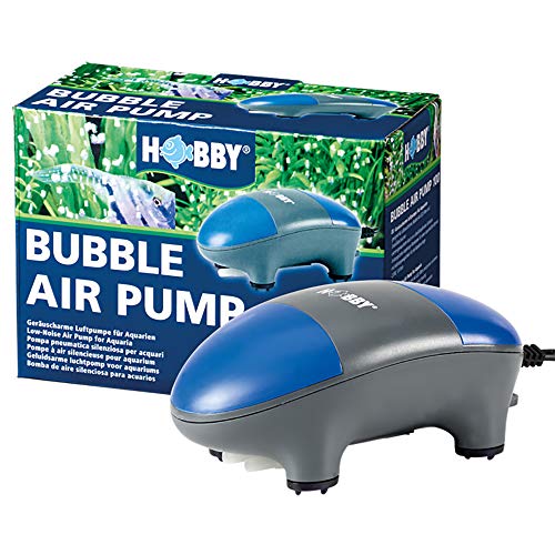 Hobby 00692 Bubble Air Pump 300 / 100 - 300 l, Aquarienluftpumpe, grau-blau von Hobby