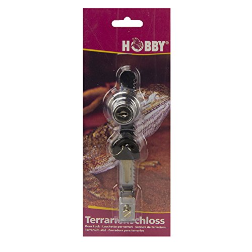 HOBBY Terraristik Terrarienschloss I Für Schiebescheiben von 4-10 mm Glasstärke von Hobby