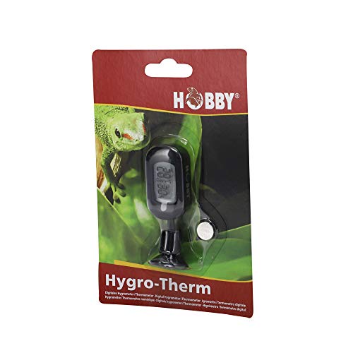 Hobby 36222 Hygro-Therm, digitales Hygrometer und Thermometer für Terrarien von Hobby