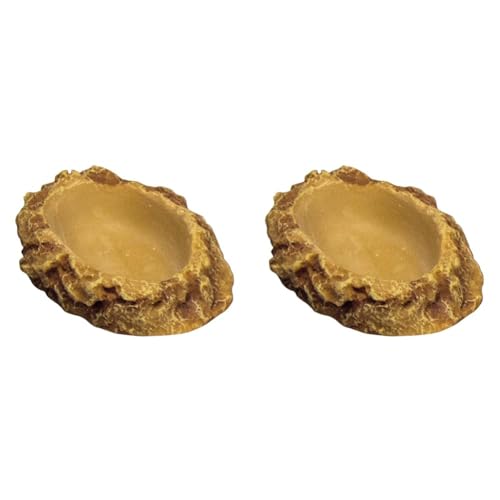 Hobby Trinkschale flach S, 8x6x2 cm (2er Pack) für Schildkröten von Hobby