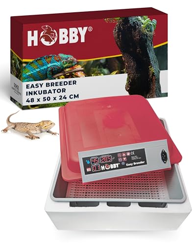 Hobby 36319 Easy Breeder, Brutapparat für Reptilien, Inkubator, 48 x 50 x 24 cm von Hobby