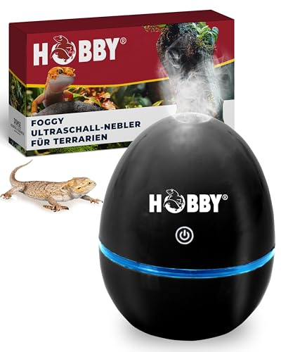 HOBBY Terraristik Foggy I Ultraschall-Nebler für Terrarien I hygienisch und wartungsfreundlich I Terrarium Luftbefeuchter I effiziente Benebelungsanlage mit 50 ml Vorratswasserbehälter HOBBY Terraristik Foggy I Ultraschall-Nebler für Terrarien I hygienisch und wartungsfreundlich I Terrarium Luftbefeuchter I effiziente Benebelungsanlage mit 50 ml Vorratswasserbehälter von Hobby