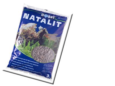 Hobby Aquaristik Natalit I 3 Liter I Bodengrund als Lava I Idealer Kontrast zu Fischen und Pflanzen von Hobby
