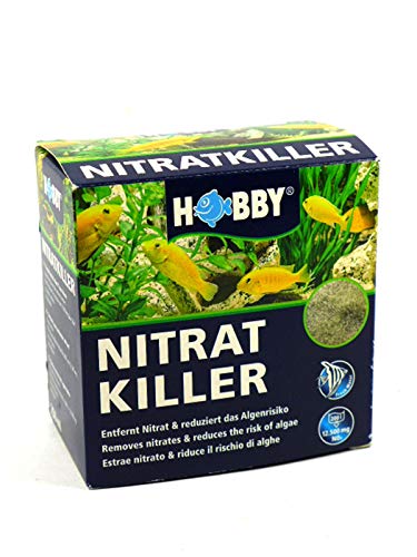 HOBBY Aquaristik Nitrat-Killer I 250 ml I Entfernt Nitrat & reduziert das Algenrisiko I 250 ml Nitrat-Killer entziehen bis zu 12.500 mg Nitrat von Hobby
