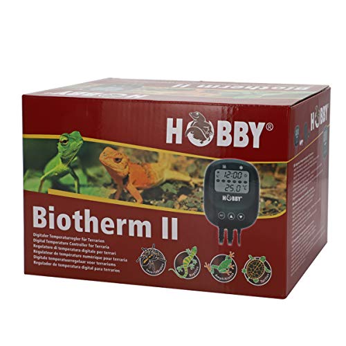 Hobby 10882 Biotherm II, Digitale Steuereinheit für Heizen und Kühlen, inkl. Nachtabsenkung, 2 Steckplätze, für Aquarien und Terrarien von Hobby