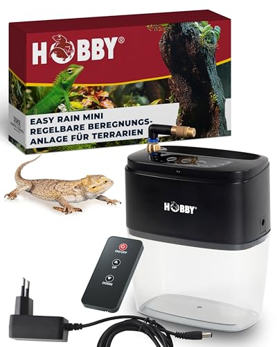 Hobby Terraristik Easy Rain Mini I automatische Beregnungsanlage für Terrarien I regelbares Beregnungssystem für Reptilien, Amphibien und Pflanzenhabitate I effizientes Befeuchtungssystem Hobby Terraristik Easy Rain Mini I automatische Beregnungsanlage für Terrarien I regelbares Beregnungssystem für Reptilien, Amphibien und Pflanzenhabitate I effizientes Befeuchtungssystem von Hobby
