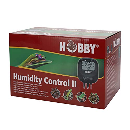 HOBBY Aquaristik Humidity Control II I Digitale Luftfeuchtigkeitsregler für Terrarien I Inkl. Nachtabsenkung I 2 Steckplätze I für Terrarien und Gewächshäuser von Hobby