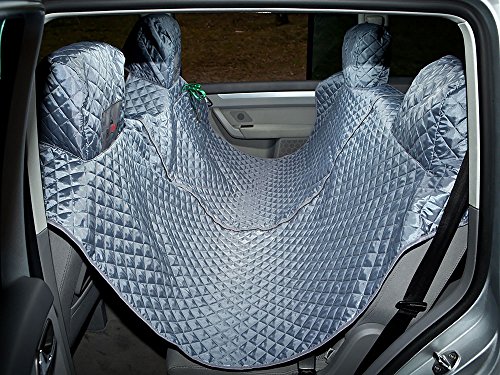 Hobbydog 190 ZRZSZA2 190 Car Seat Cover with Velcro Gray, M, Gray, 1 kg von Hobbydog