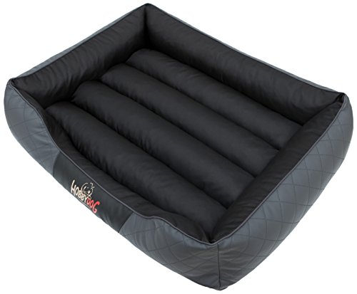 DOGGY Hobbydog R4CESGRA6 Hundebett/Sofa/Korb Cesar Standard Kunstleder, Kodura, Graphit, Größe R4, 114 x 84 x 25 cm DOGGY Hobbydog R4CESGRA6 Hundebett/Sofa/Korb Cesar Standard Kunstleder, Kodura, Graphit, Größe R4, 114 x 84 x 25 cm von DOGGY