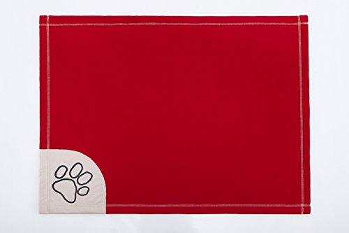 Hobbydog 88 KOCCZE6 Blanket 88X66 cm Red, L, Red, 500 g von Hobbydog