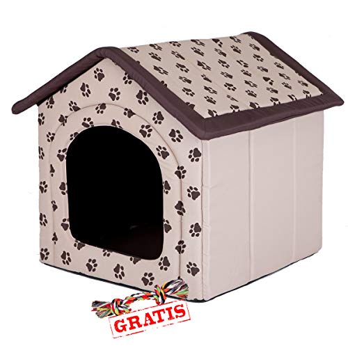 HobbyDog BUDBEZ13 + Spieltau gratis Hundehöhle Katzenhöhle Hundebett Hundehaus Schlafplatz Hundekorb Hund Haus Hundehütte R1-R4 (R2 (44 x 38 cm)) von Hobbydog