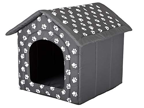 HobbyDog - Hund oder Katze, Zwinger/Haus/Bett, Pfotenentwurf, R4 (60x55x60cm), 1 Stück (1er Pack) von Hobbydog