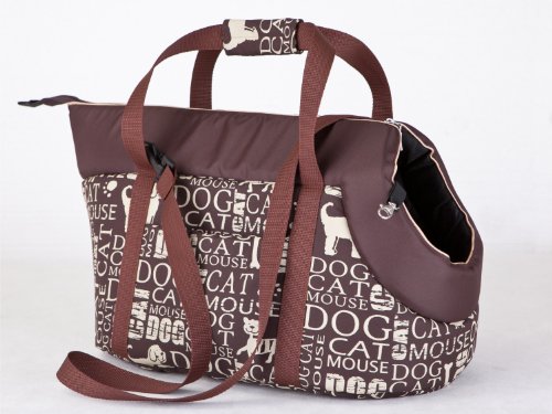 HobbyDog Hundetragetasche Katzentasche, Braun, 27 x 25 x 43 cm von Hobbydog