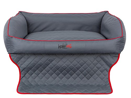 DOGGY Hobbydog R2 ROTGRA3 Royal Trunk Das Lager/Bett, Die Couch für einen Hund Zum Kofferraum, 100 x 80 cm, L DOGGY Hobbydog R2 ROTGRA3 Royal Trunk Das Lager/Bett, Die Couch für einen Hund Zum Kofferraum, 100 x 80 cm, L von DOGGY