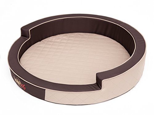 DOGGY Hobbydog R2RINBEZ5 Hundebett/Sofa/Korb Ringo Durchmesser, beige, Größe R2, 78 cm DOGGY Hobbydog R2RINBEZ5 Hundebett/Sofa/Korb Ringo Durchmesser, beige, Größe R2, 78 cm von DOGGY