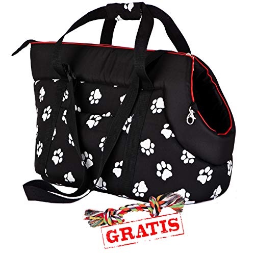 Hobbydog TORCWL3 + Spieltau gratis Transport Bag Transporttasche für Hunde und Katzen Hundetasche Katzentasche Transporttasche Tragetasche Transportbox (3 Verschiedene Größen) (R1 (20 x 36 cm)) von Hobbydog