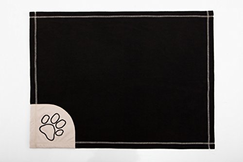 Hobbydog 88 KOCCZA4 Blanket 88X66 cm Black, M, Black, 500 g von Hobbydog