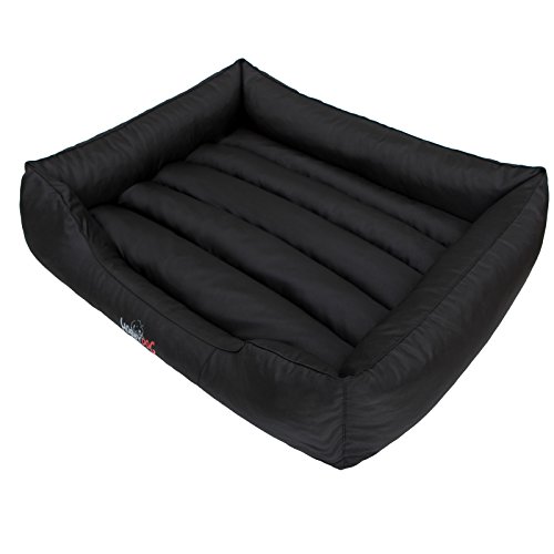 Hobbydog CORCZA2 Hundebett, Sofa, Korb Tierbett Comfort, Größe XL, 82 x 62 cm, schwarz von Hobbydog