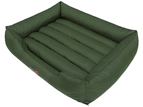 Hobbydog CORZIE10 Hundebett, Sofa,Korb Tierbett Comfort, Größe XL, 82 x 62 cm, grün von Hobbydog