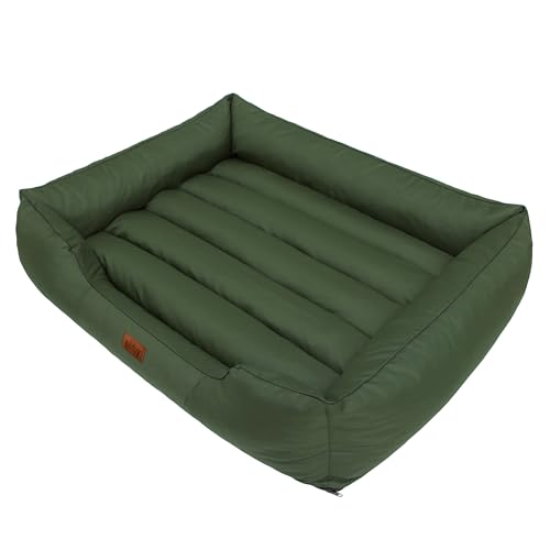 Hobbydog Hundebett Hundesofa Hundekorb Tierbett Verschiedene Größen und Farben Cordura Comfort (L - 65x50x20, 10 - grün) von Hobbydog