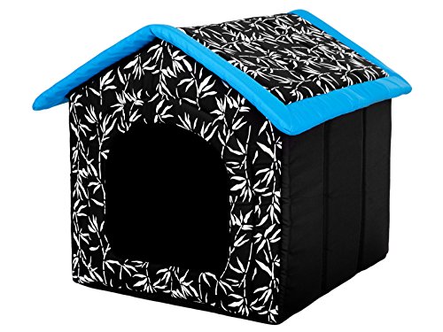 Hobbydog R1 BUDNDA9 Doghouse R1 38X32 cm Blue Roof, XS, Multicolored, 600 g von Hobbydog