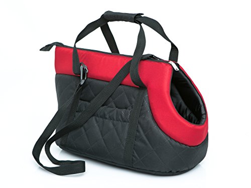 Hobbydog R1TORCCS18 Dog/Cat Carry Bag Black/Red von Hobbydog