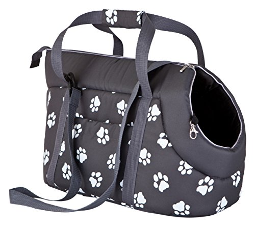 DOGGY Hobbydog TORGWL2 Tragetasche für Hunde und Katzen, 27 x 25 x 43 cm, grau mit Pfoten DOGGY Hobbydog TORGWL2 Tragetasche für Hunde und Katzen, 27 x 25 x 43 cm, grau mit Pfoten von DOGGY