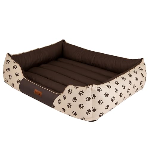 Hobbydog XL PREBWL8 Hundebett Hobbydog, Größe XL, 80X60cm, Aushaltbares Codurastoff, Abnehmbare Abdeckung, Eu-Produkt, XL, Beige, 3.2 kg Hobbydog XL PREBWL8 Hundebett Hobbydog, Größe XL, 80X60cm, Aushaltbares Codurastoff, Abnehmbare Abdeckung, Eu-Produkt, XL, Beige, 3.2 kg von Hobbydog