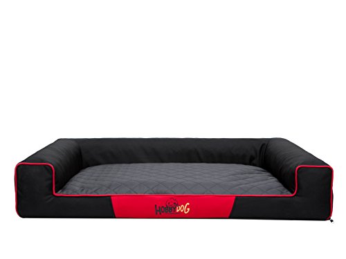 Hobbydog XXL VICCGM3 Eckig Hundebett, Victoria Katzenbett Schlafplatz, schwarz mit grau Hobbydog XXL VICCGM3 Eckig Hundebett, Victoria Katzenbett Schlafplatz, schwarz mit grau von DOGGY