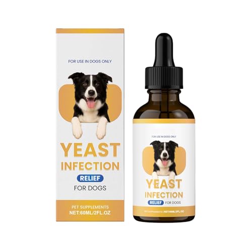 Hobngmuc Hund Hautpflege Nahrungsergänzungsmittel - 60ml Sanfte Wellness Pflege,Natürliche Hautunterstützung Für Kleine Hunde,Für Senior Erwachsene Welpen Pflege Bad Zuhause Reisen Taglich Indoor von Hobngmuc
