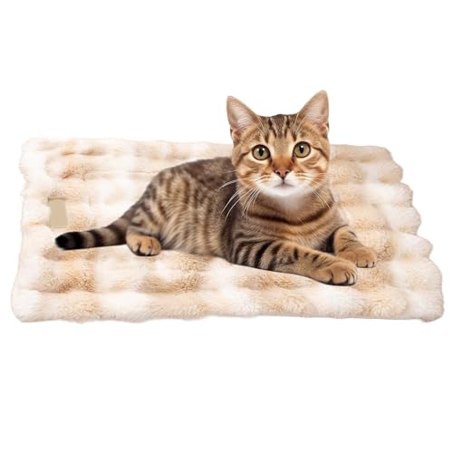 Hobngmuc Hunde-Schlafmatte, warm, waschbar, kleines Hundebett, Haustierzubehör für Nachttisch, Reisen, Outdoor, Auto, Innenfenster, Camping, Unterschlupf, Schreibtisch, Couch, Stuhl von Hobngmuc