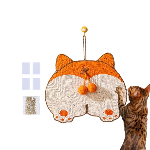 Hobngmuc Katzenkratzpad, Innenkatze Kratzer - Klauenschleif Teppichbodenschutz kratzfestem Teppich | Pet Sisal Matte Kratzer für Schlafzimmer, Eingang, Tür, Wohnzimmer Hobngmuc Katzenkratzpad, Innenkatze Kratzer - Klauenschleif Teppichbodenschutz kratzfestem Teppich | Pet Sisal Matte Kratzer für Schlafzimmer, Eingang, Tür, Wohnzimmer von Hobngmuc