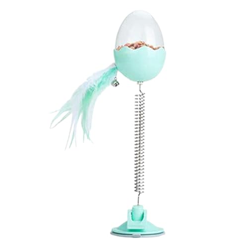 Hobngmuc Katzenleckerli-Spenderball, Saugnapfball, Katzenspielzeug,Katzen-Slow-Feeder-Ball mit Feder und Licht - Leckendes Futterspielzeug für Katzen, Saugnapf, Katzenspielzeug, Zauberstab, Hobngmuc Katzenleckerli-Spenderball, Saugnapfball, Katzenspielzeug,Katzen-Slow-Feeder-Ball mit Feder und Licht - Leckendes Futterspielzeug für Katzen, Saugnapf, Katzenspielzeug, Zauberstab, von Hobngmuc