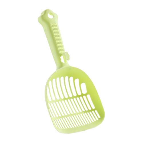 Hobngmuc Katzenstreuschaufel, ergonomische Schaufel für Katzentoilette, ergonomischer langer Griff, Schaufel für Haus, Zuhause, effiziente Reinigung, Haustier, Innenbereich, einfaches Schaufeln von Hobngmuc