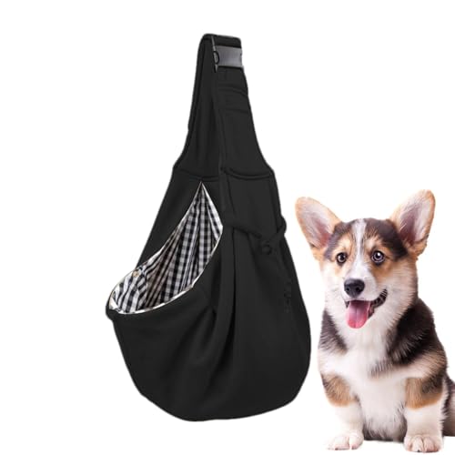 Hobngmuc Kleine Hundetrage,Wendbare kleine Hundetragetasche | Handfreier, sicherer Tragegurt für kleine Hunde, Welpen-Tragetasche mit verstellbarem Riemen für Outdoor, Reisen, Hobngmuc Kleine Hundetrage,Wendbare kleine Hundetragetasche | Handfreier, sicherer Tragegurt für kleine Hunde, Welpen-Tragetasche mit verstellbarem Riemen für Outdoor, Reisen, von Hobngmuc