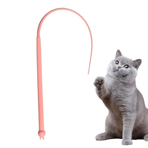 Hobngmuc Silikon-Katzenspielzeug, interaktiver Katzenstab, sicheres und lustiges interaktives Katzenspielzeug für Zuhause, Park, Garten und Outdoor Hobngmuc Silikon-Katzenspielzeug, interaktiver Katzenstab, sicheres und lustiges interaktives Katzenspielzeug für Zuhause, Park, Garten und Outdoor von Hobngmuc