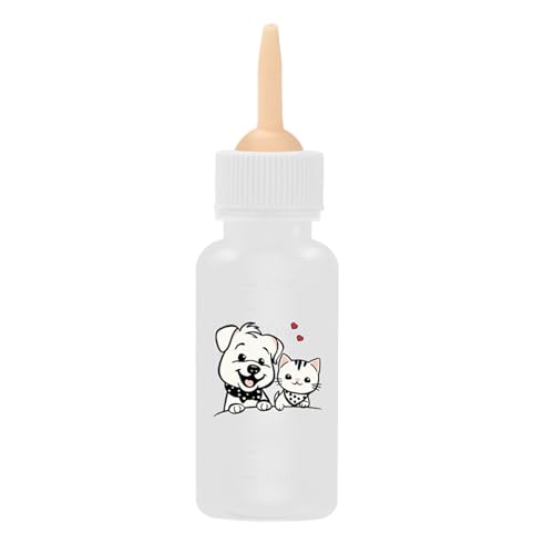 Hobngmuc Welpenflasche, Welpenpflegeflaschen,Babykätzchenflasche für Katzen - Haustier -Fütterungsnippel, Welpenmilch -Feeder, kleine Welpenfuttermittel für Kätzchen kleine Tiere von Hobngmuc