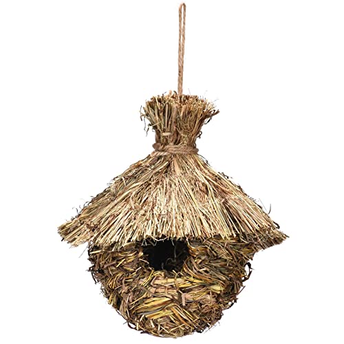 Hods Kolibri-Vogel-Nest | Handgewebtes Kolibri-Nest | Yard Garden Pastoral Nesting Kit für Vögel, die für Bäume, Reben, Zäune nisten von Hods