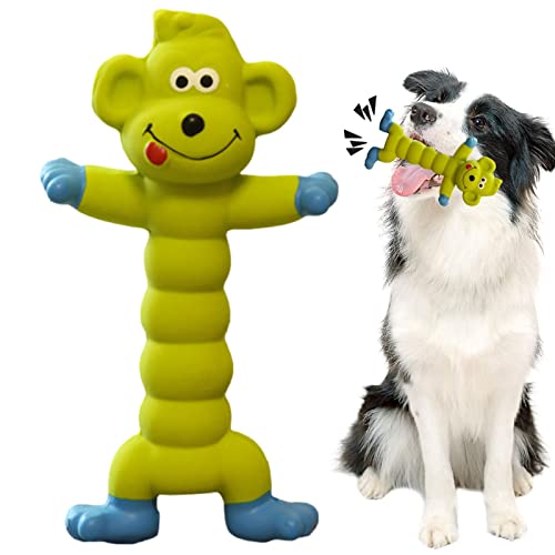 Hods Quietschendes Hundespielzeug aus Latex | Hund Kauspielzeug Grunzen Sound Play - Haltbares Gummi-Squeaker-Hundewelpen-Kauspielzeug, interaktives Latex-Quieken, lustiges süßes Hundespielzeug von Hods